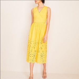 NWT Ann Taylor Scalloped Eyelet Sundress Size 14P